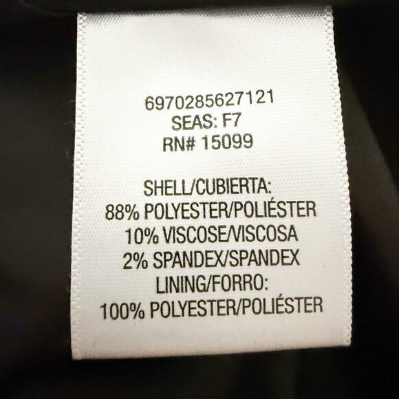 BONGO | Vintage 90s Y2K Pea Coat Jacket Double Breasted Black | Size Large - Picture 5 of 7